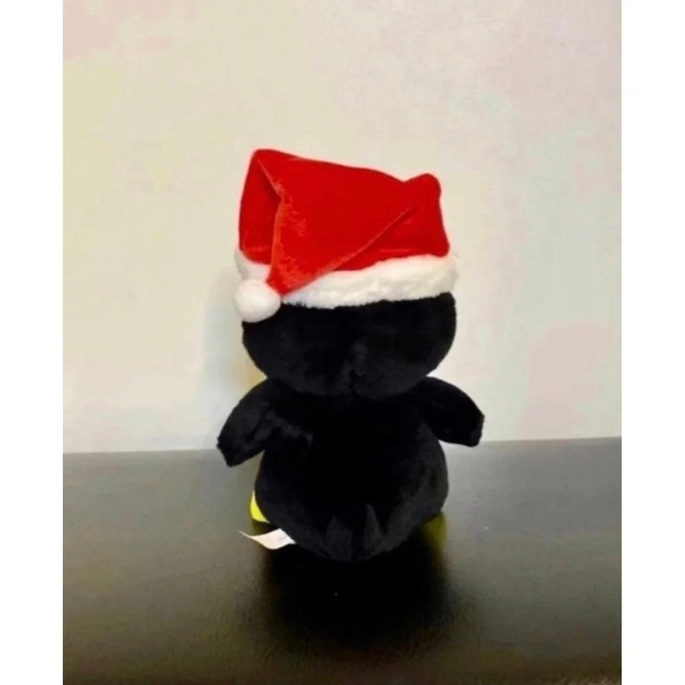 Retro 2000 Sanrio Badtz-Maru Penguin Christmas Plush Stuffed Animal‎